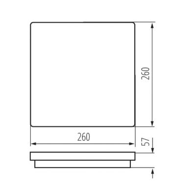 Plafoniera LED BENO 24-30W ciepły/neutralny/zimny grafitowy KANLUX (38780)